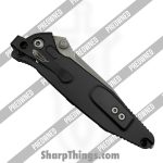 Microtech - POBB-37 - Preowned Socom Elite w/ Custom Inlays & LNW Clip 160-11AP - Automatic Knife - M390 Apocolyptic Drop Point - Aluminum - Black - Image 4