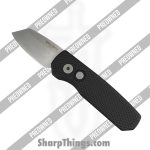 Protech - POBB-40 - Preowned Runt 5 RT R5205 - Automatic Knife - 20CV Stonewash Reverse Tanto - Aluminum - Black
