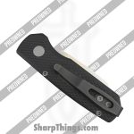 Protech - POBB-40 - Preowned Runt 5 RT R5205 - Automatic Knife - 20CV Stonewash Reverse Tanto - Aluminum - Black - Image 3