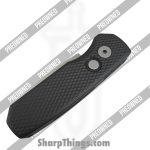 Protech - POBB-40 - Preowned Runt 5 RT R5205 - Automatic Knife - 20CV Stonewash Reverse Tanto - Aluminum - Black - Image 4