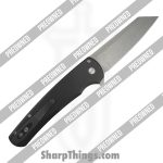 Protech - POBB-41 - Preowned Malibu RT 5201 - Folding Knife - 20CV Stonewash Reverse Tanto - Aluminum - Black - Image 2