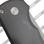 Protech - POBB-41 - Preowned Malibu RT 5201 - Folding Knife - 20CV Stonewash Reverse Tanto - Aluminum - Black - Image 5