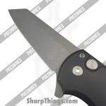 Protech - POBB-41 - Preowned Malibu RT 5201 - Folding Knife - 20CV Stonewash Reverse Tanto - Aluminum - Black - Image 6