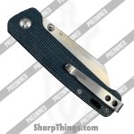 QSP - POBB-42 - Preowned Penguin LL - Folding Knife - D2 Satin Sheepsfoot - Micarta - Blue - Image 4