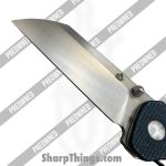 QSP - POBB-42 - Preowned Penguin LL - Folding Knife - D2 Satin Sheepsfoot - Micarta - Blue - Image 7