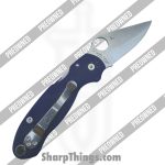 Spyderco - POBB-43 - Preowned Para 3 C223GPDBL - Folding Knife - CPM-S110V Belt Satin Clip Point - G10 - Blurple - Image 4