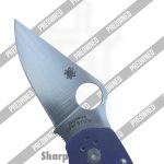 Spyderco - POBB-43 - Preowned Para 3 C223GPDBL - Folding Knife - CPM-S110V Belt Satin Clip Point - G10 - Blurple - Image 5