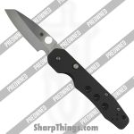 Spyderco - POBB-44 - Preowned Smock C240CFP - Folding Knife - S30V Belt Satin Sheepsfoot - Carbon Fiber - Black