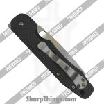 Spyderco - POBB-44 - Preowned Smock C240CFP - Folding Knife - S30V Belt Satin Sheepsfoot - Carbon Fiber - Black - Image 4
