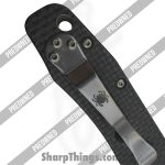 Spyderco - POBB-44 - Preowned Smock C240CFP - Folding Knife - S30V Belt Satin Sheepsfoot - Carbon Fiber - Black - Image 7