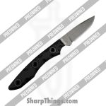 T.Kell Knives - POBB-45 - Preowned Pirahna w/ Extended Grips - Fixed Blade Knife - 80CRV2 Nickel Boron Drop Point - Aluminum - Black - Image 2