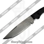 T.Kell Knives - POBB-45 - Preowned Pirahna w/ Extended Grips - Fixed Blade Knife - 80CRV2 Nickel Boron Drop Point - Aluminum - Black - Image 5