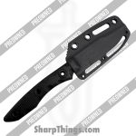 T.Kell Knives - POBB-45 - Preowned Pirahna w/ Extended Grips - Fixed Blade Knife - 80CRV2 Nickel Boron Drop Point - Aluminum - Black - Image 8