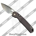 Vosteed - POBB-49 - Preowned Psyop A2206 - Folding Knife - Elmax Stonewash Drop Point - Titanium - Bronze