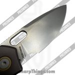 Vosteed - POBB-49 - Preowned Psyop A2206 - Folding Knife - Elmax Stonewash Drop Point - Titanium - Bronze - Image 10