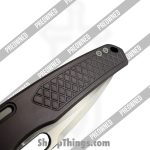 Vosteed - POBB-49 - Preowned Psyop A2206 - Folding Knife - Elmax Stonewash Drop Point - Titanium - Bronze - Image 6