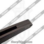 Vosteed - POBB-49 - Preowned Psyop A2206 - Folding Knife - Elmax Stonewash Drop Point - Titanium - Bronze - Image 7
