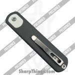 Vosteed - POBB-50 - Preowned Corgi CG3SVG1 - Folding Knife - 14C28N Satin Drop Point - G10 - Grey|White - Image 4