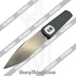 Vosteed - POBB-50 - Preowned Corgi CG3SVG1 - Folding Knife - 14C28N Satin Drop Point - G10 - Grey|White - Image 8
