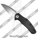 Zero Tolerance - POBB-51 - Preowned 0770CF - Assisted Open Knife - S35VN Stonewash Drop Point - Carbon Fiber - Black