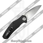 Zero Tolerance - POBB-51 - Preowned 0770CF - Assisted Open Knife - S35VN Stonewash Drop Point - Carbon Fiber - Black - Image 2
