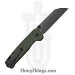 QSP - QS130V2C2 - Penguin V2 - Folding Knife - D2 Stonewash Sheepsfoot - Micarta - Green - Image 2
