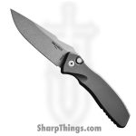 ProTech - SB1101 - Pallas - CPM MagnaCut Stonewash Clip Point - Aluminum - Black