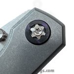 Simeon - SCKKROWA826 - Krow - Folding Knife - MagnaMax Stonewash Tanto - Titanium - Natural - Image 8