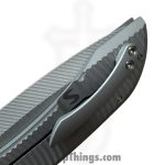 Simeon - SCKKROWB826 - Krow Radial Milling - Folding Knife - MagnaMax Stonewash Tanto - Titanium - Blue - Image 6
