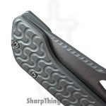 Simeon - SCKRINOA826 - Rhinox Ramen Milling - Folding Knife - S35VN Stonewash Tanto - Titanium - Natural - Image 8