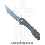 Simeon - SCKUNTO826 - UnTo S milling - Folding Knife - S35VN Stonewash Tanto - Titanium - Natural