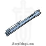 Simeon - SCKUNTO826 - UnTo S milling - Folding Knife - S35VN Stonewash Tanto - Titanium - Natural - Image 15