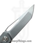 Simeon - SCKUNTO826 - UnTo S milling - Folding Knife - S35VN Stonewash Tanto - Titanium - Natural - Image 3