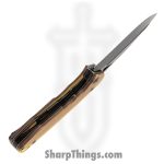 Tenable Knives - T1054A7 - Bombur - Folding Knife - D2 Blackwash Drop Point - PEI - Amber - Image 6