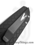 ProTech - VERO2105 MM - Vero Synapse 2 - Automatic Knife - MagnaMax Stonewash Spear Point - Herringbone Aluminum - Black - Image 4