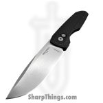 ProTech - VERO2105 MM - Vero Synapse 2 - Automatic Knife - MagnaMax Stonewash Spear Point - Herringbone Aluminum - Black - Image 6