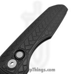 ProTech - VERO2105 MM - Vero Synapse 2 - Automatic Knife - MagnaMax Stonewash Spear Point - Herringbone Aluminum - Black - Image 7