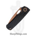 Vosteed - VOSA2622 - Porcupine - Folding Knife - 14C28N Coated Drop Point - G10 - Black - Image 3
