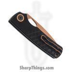 Vosteed - VOSA2622 - Porcupine - Folding Knife - 14C28N Coated Drop Point - G10 - Black - Image 4