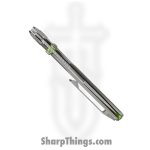Vosteed - VOSA4801 - Porcupine Slim - Folding Knife - 154CM Satin Drop Point - Titanium - Gray - Image 4