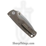 Vosteed - VOSA4807 - Porcupine Slim - Folding Knife - S90V Stonewash Drop Point - Titanium - Antique Brasswash - Image 3