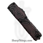 Microtech - 12314-1TPBKPKCS - UTX-85 Gen IV Topographic - OTF Auto - M390MK Coated Drop Point - 6061-T6 Aluminum - Black|Pink - Image 4