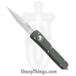 Microtech - 1120-10OD - Ultratech Gen III ZBP - OTF Auto - M390MK Stonewash Bayonet - Aluminum - OD Green