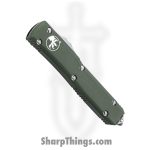 Microtech - 1120-10OD - Ultratech Gen III ZBP - OTF Auto - M390MK Stonewash Bayonet - Aluminum - OD Green - Image 3