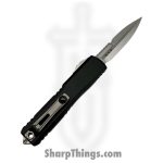 Microtech - 1120-10 - Ultratech Gen III ZBP - OTF Auto - M390MK Stonewash Bayonet - Aluminum - Black - Image 2