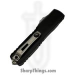 Microtech - 1120-10 - Ultratech Gen III ZBP - OTF Auto - M390MK Stonewash Bayonet - Aluminum - Black - Image 4