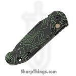 Microtech - 1136S-1TPBKPGCS - L.U.D.T. Gen III SS - Automatic Knife - M390MK Coated Tanto - Topographic Parakeet Aluminum - Black Green Camo - Image 3
