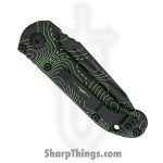 Microtech - 1136S-1TPBKPGCS - L.U.D.T. Gen III SS - Automatic Knife - M390MK Coated Tanto - Topographic Parakeet Aluminum - Black Green Camo - Image 4