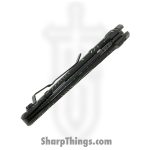 Microtech - 1136S-1TPBKPGCS - L.U.D.T. Gen III SS - Automatic Knife - M390MK Coated Tanto - Topographic Parakeet Aluminum - Black Green Camo - Image 5