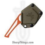 Benchmade - 11OR - Slipridge - Fixed Blade Knife - 440C SS Coated Hook - 440C SS - Rust Orange - Image 4